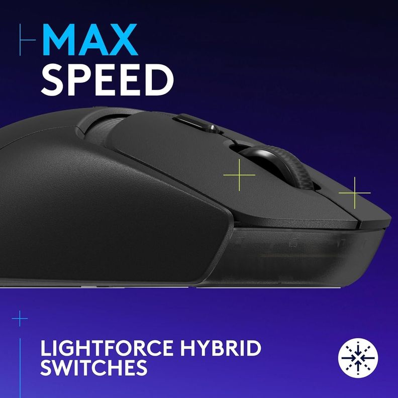 Logitech G309 Lightspeed - Mouse inalámbrico NEGRO-1