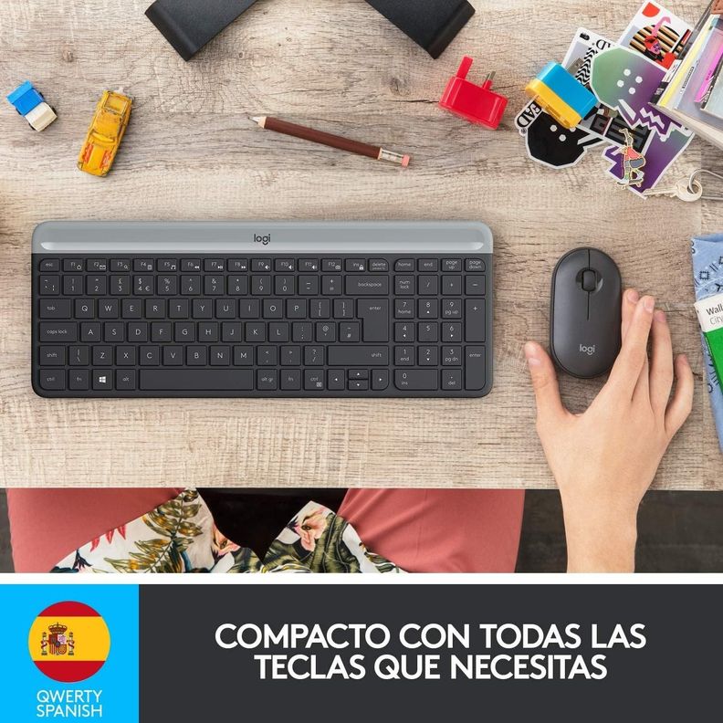 Logitech MK470 Combo Teclado y Raton Inalmbrico-1