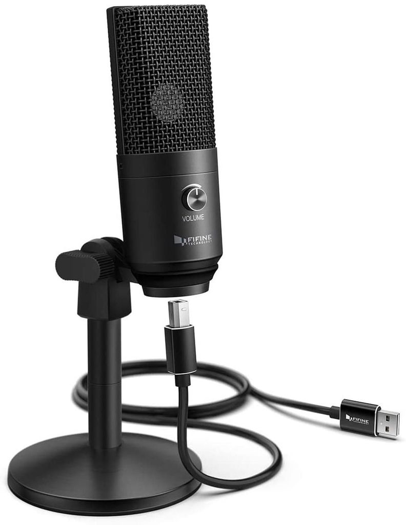 Fifine Podcast Microfono USB K670B-0