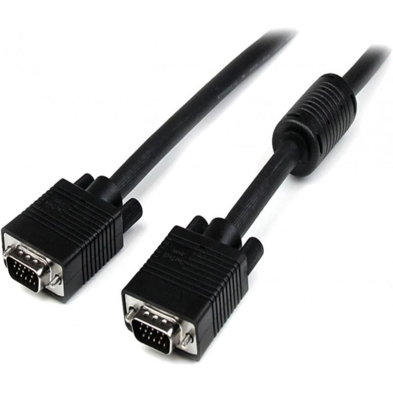 Cable de Video VGA de 2m para Monitor de Computador Negro