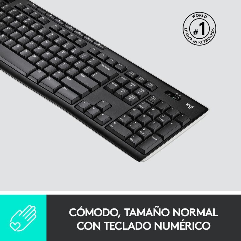 Logitech K270 Teclado Inalámbrico 2.4 GHz-1