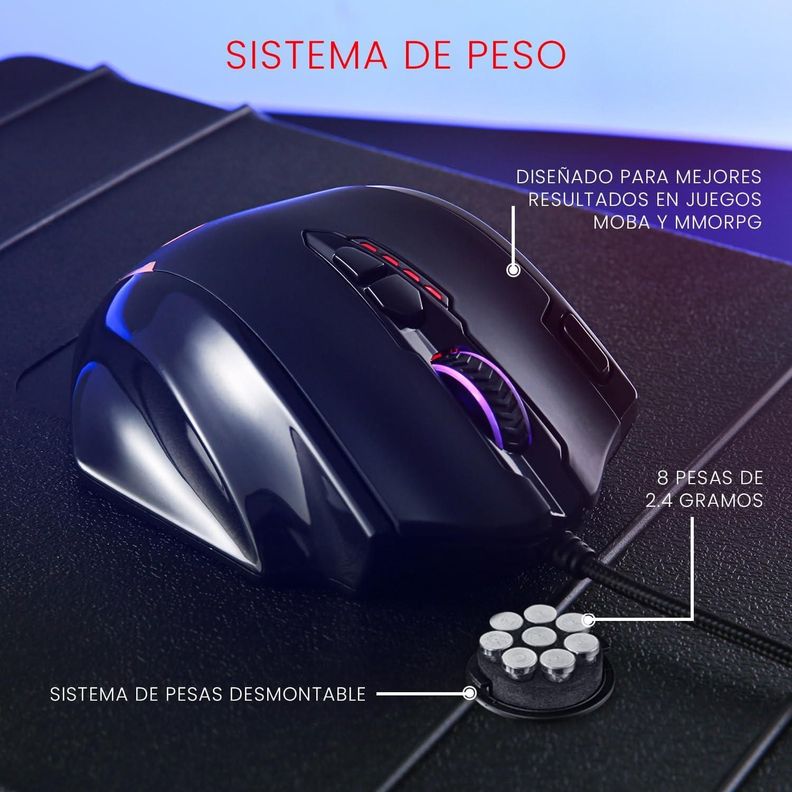 Mouse Redragon MMO Impact M908-2