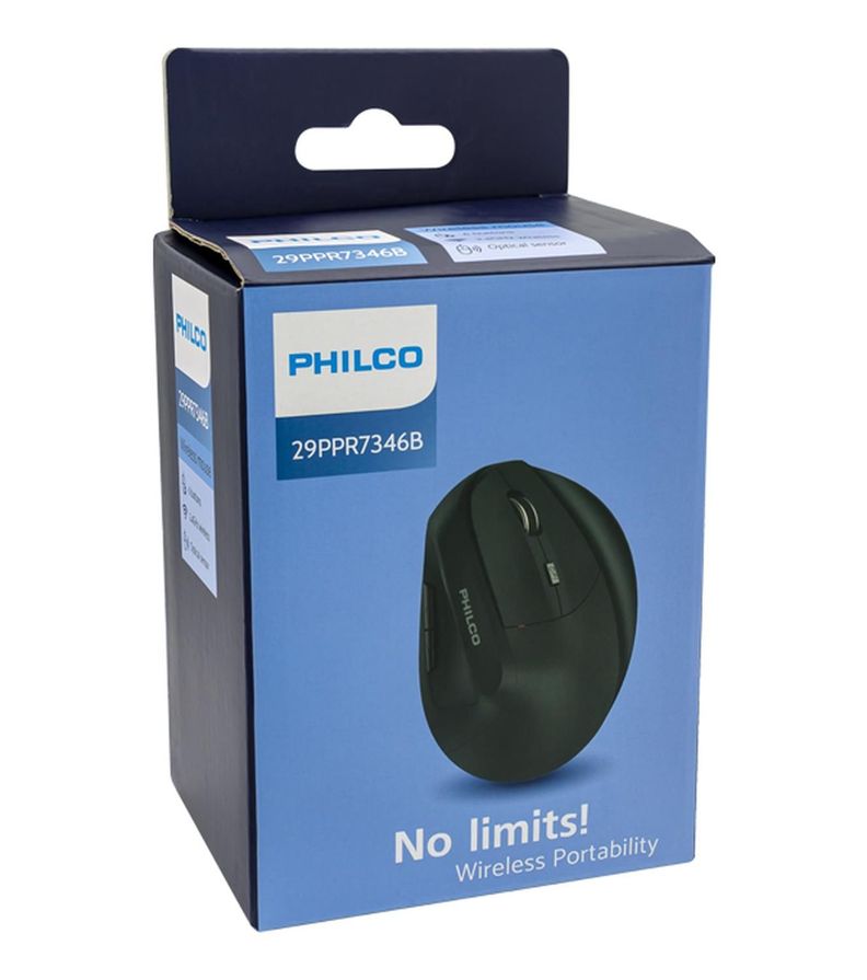 MOUSE INALÁMBRICO PHILCO VERTICAL-0