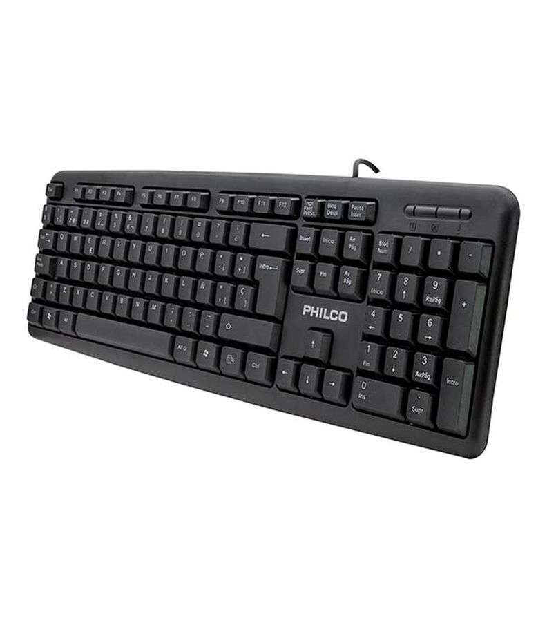 Teclado Standard USB negro Philco-1