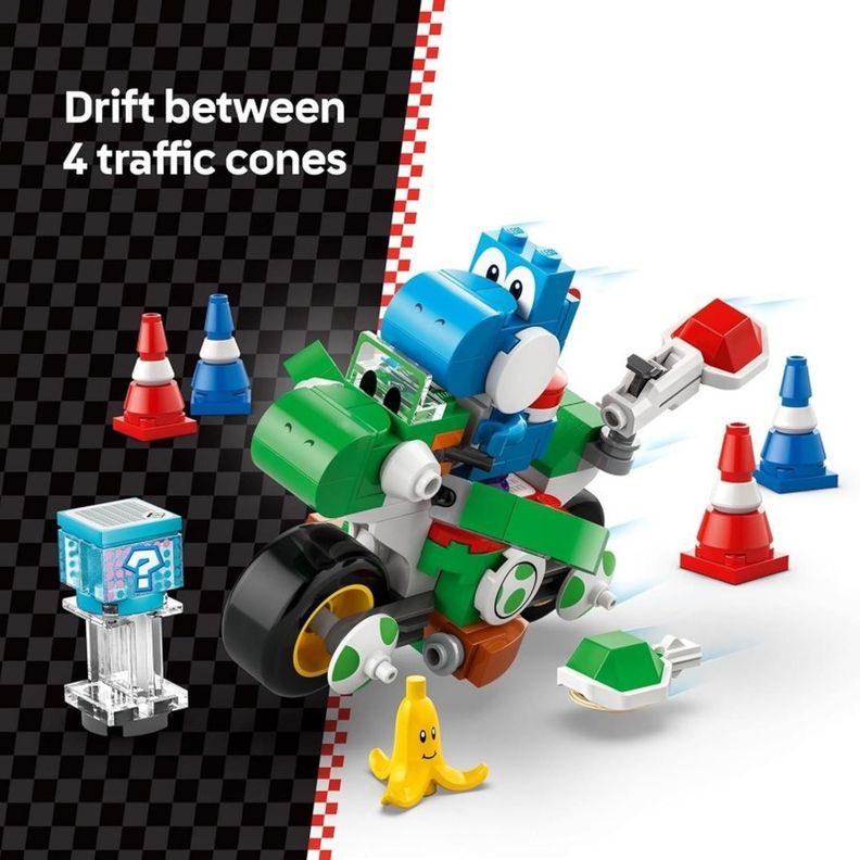 LEGO Super Mario: Mario Kart Yoshi Bike-1