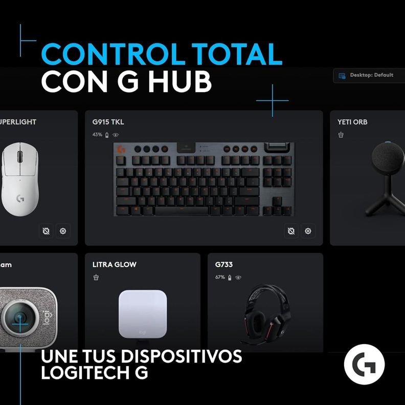 Logitech G Yeti Orb, microfono condensador RGB-1
