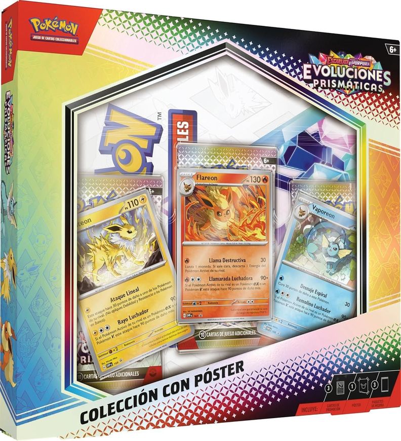 Pokémon Prismatic Evolutions Colección Póster Eevee-0