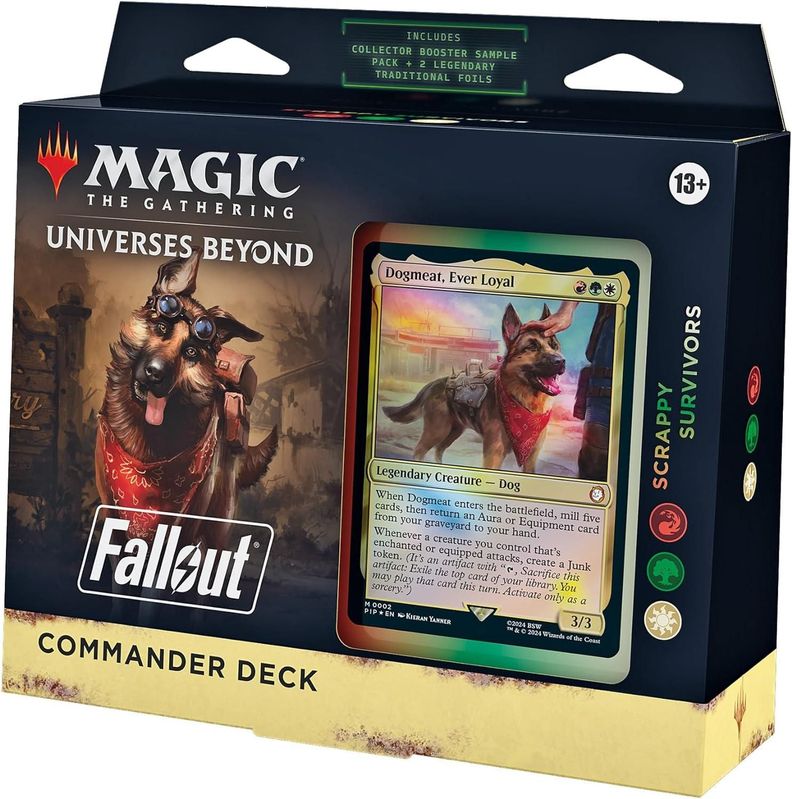 MTG Fallout Mazo Commander - Scrappy Survivors (ingles)-0
