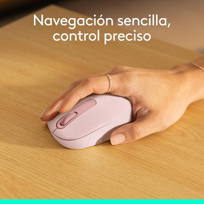 Logitech M196, Mouse inalámbrico Bluetooth ROSA-1