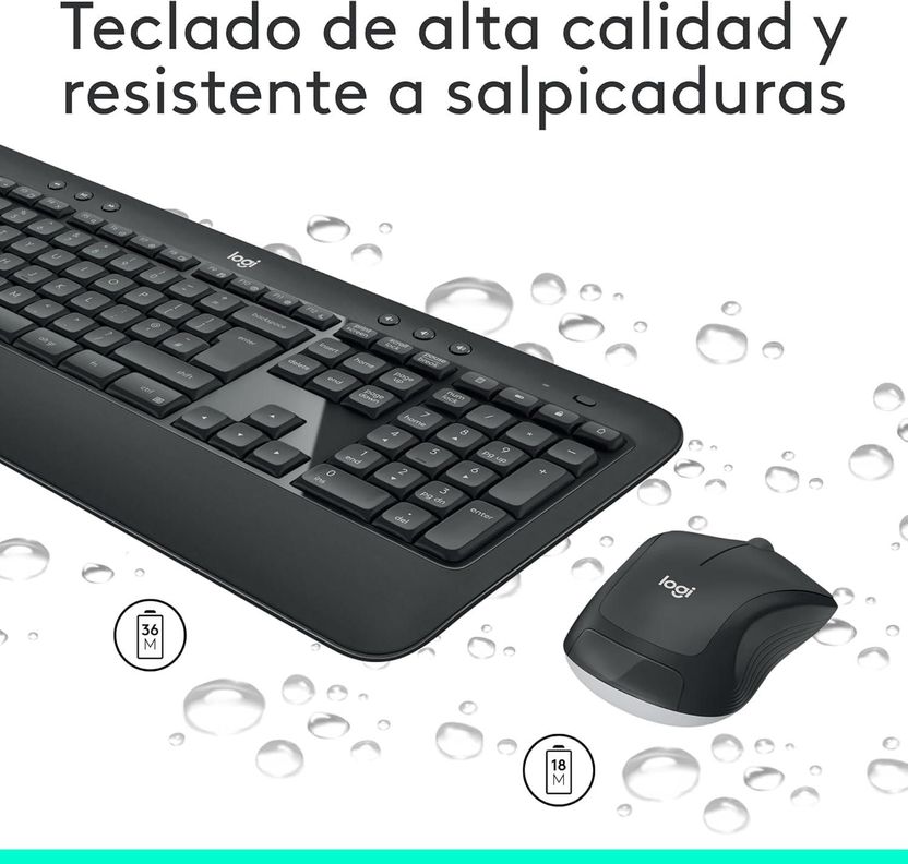 Logitech MK540 Advanced Combo Teclado y Ratón Inalámbrico-2