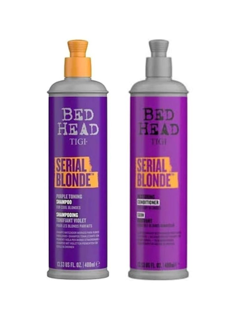 Shampoo y Acondicionador para Rubios Serial Blonde Tigi Bed Head.-1