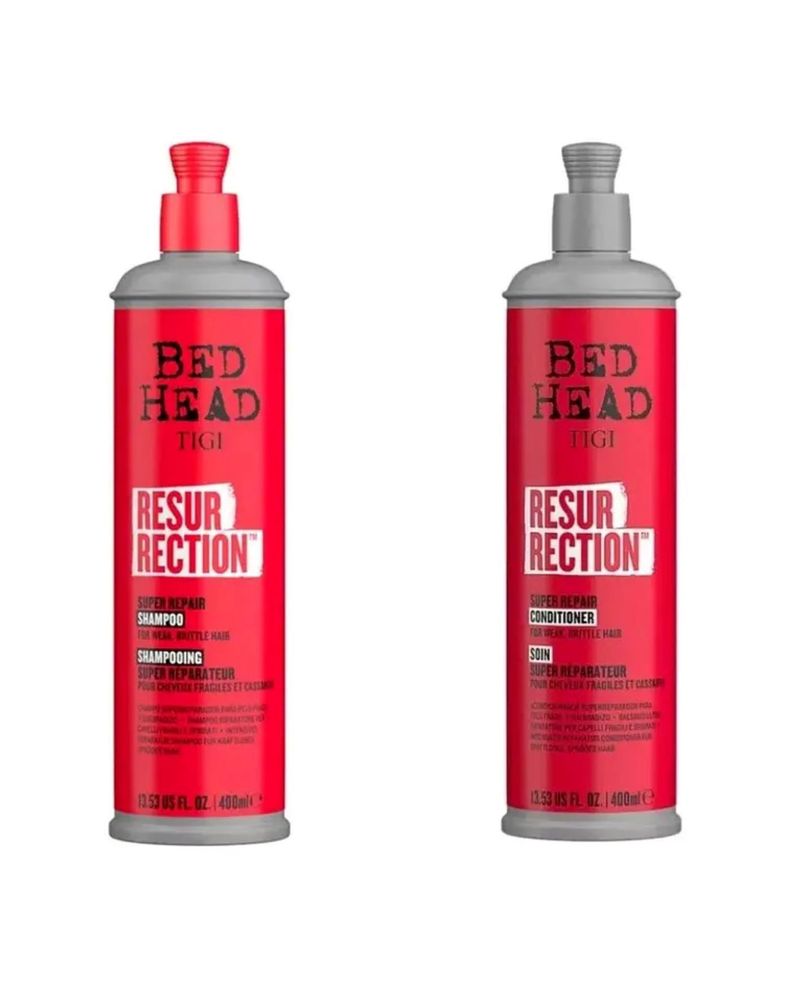Shampoo y Acondicionador Tigi  Resurrection (Reparacion)400 ml