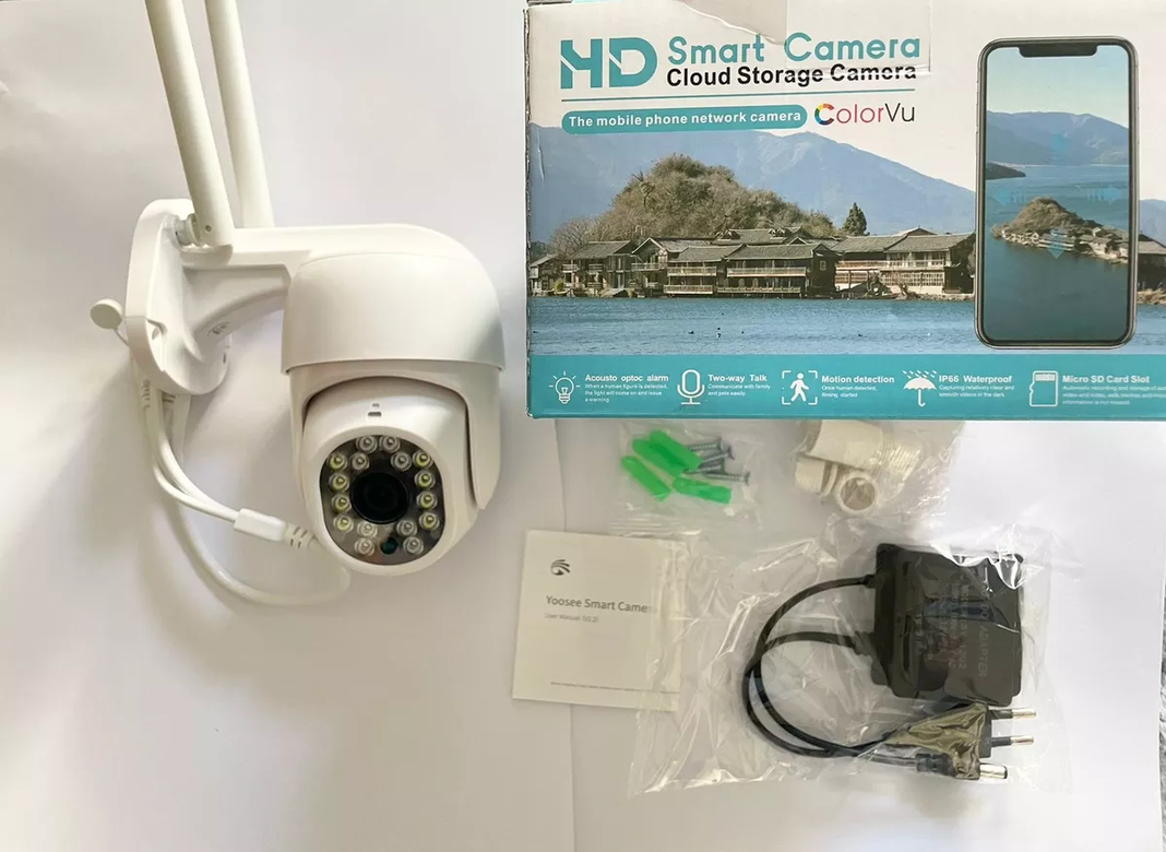 Cámara Seguridad Ip66 Wifi - Vision Nocturna - App Yoosee-1