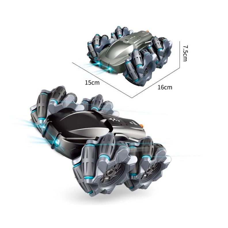 AUTO RC CONTROL REMOTO Y GESTOS STUNT ELF NEGRO-2