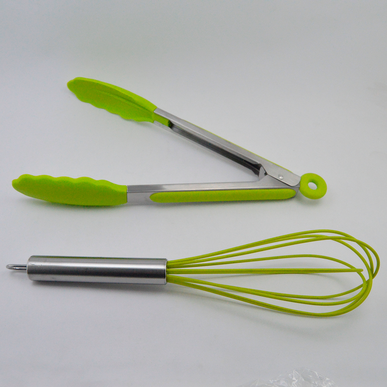 Set Utensilios Silicona 6 pzas Verde-3