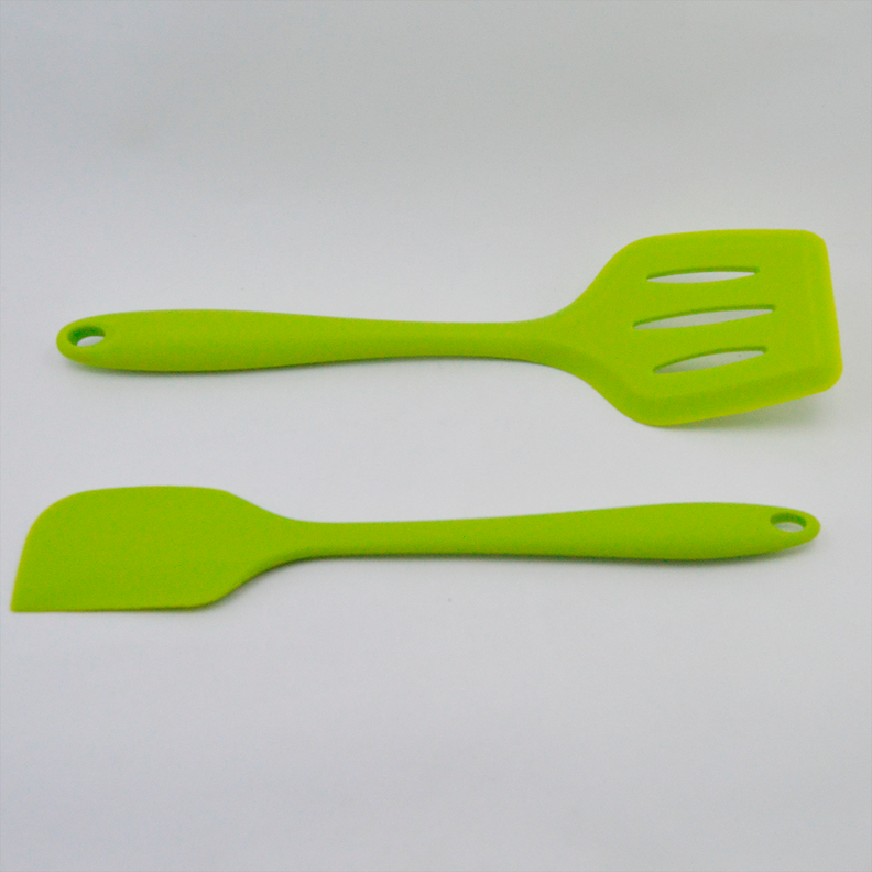 Set Utensilios Silicona 6 pzas Verde-1