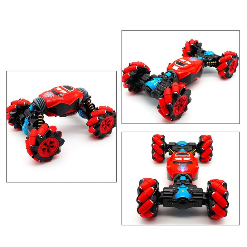 Auto RC Control Remoto Gestual Deformable Twist Rojo-1