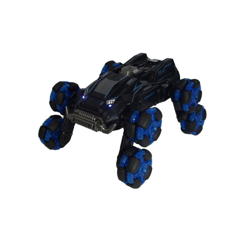Auto RC control remoto gestual 8 ruedas transformable Verde-1