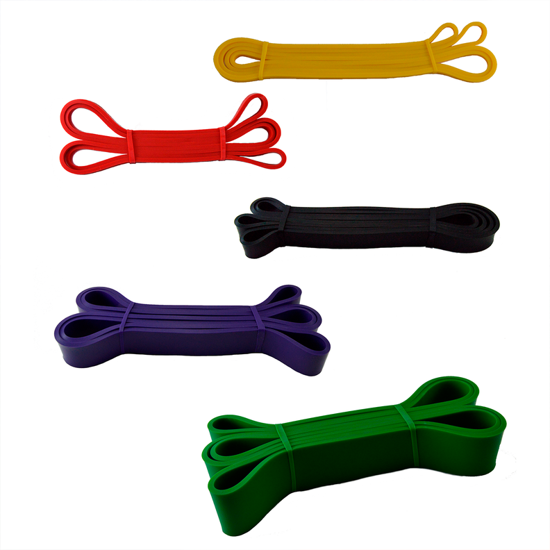 Pack 5 Bandas Pull Up Diseno 1