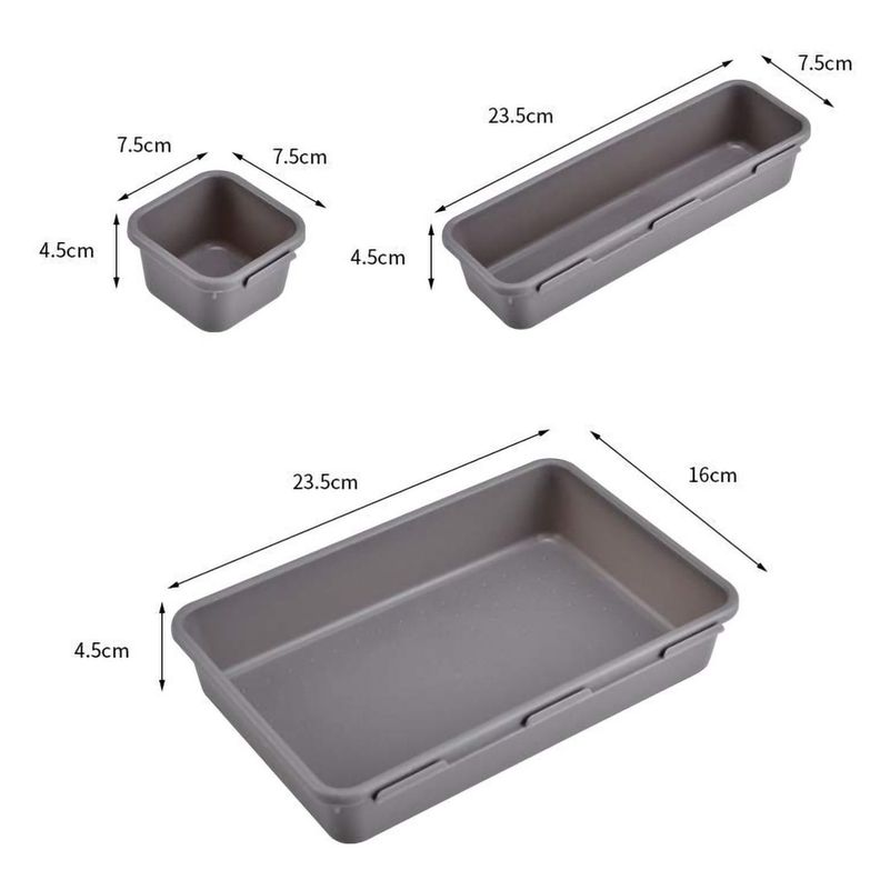 Set Organizadores Cajones Cocina Escritorio Maquillaje-2