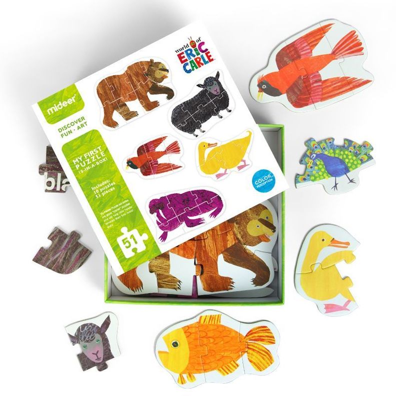 Mi primer puzzle 10 en 1 Eric Carle-0