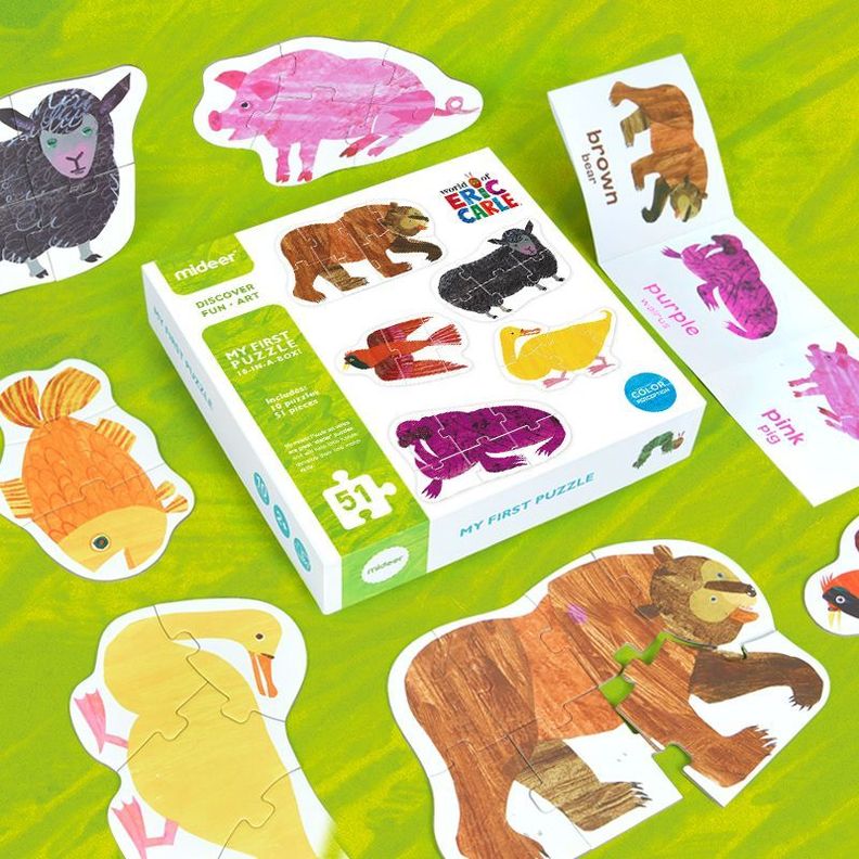 Mi primer puzzle 10 en 1 Eric Carle-3