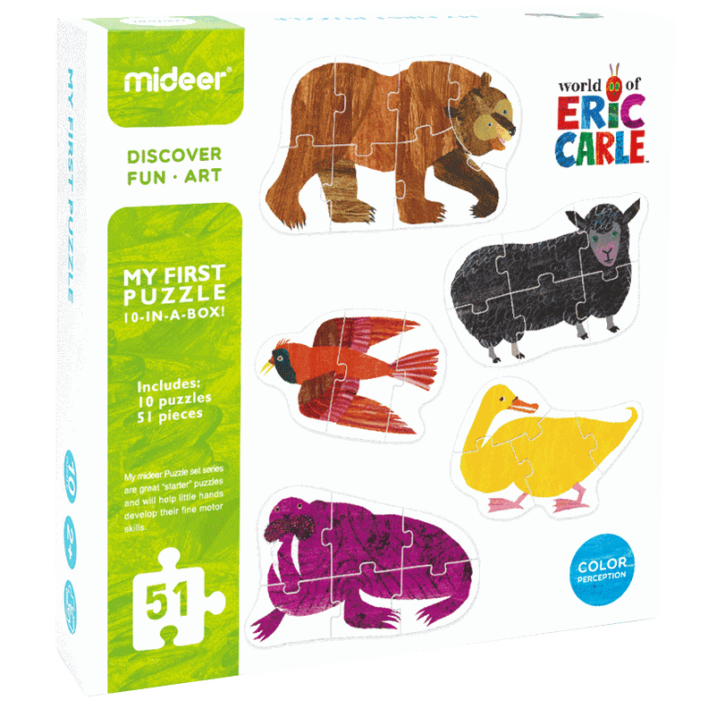 Mi primer puzzle 10 en 1 Eric Carle-1
