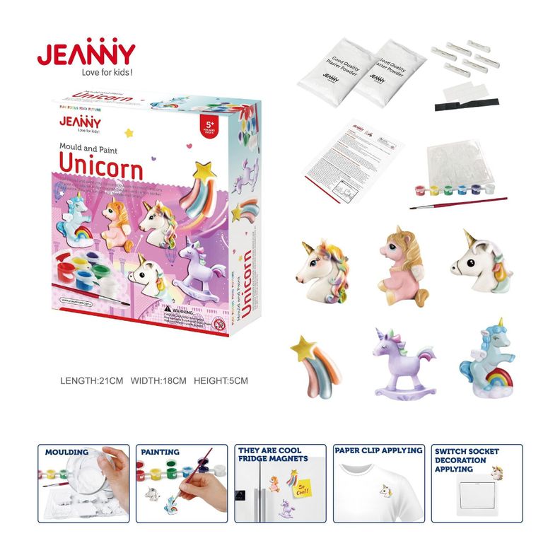 Moldea y Pinta Hermosos Unicornios-3