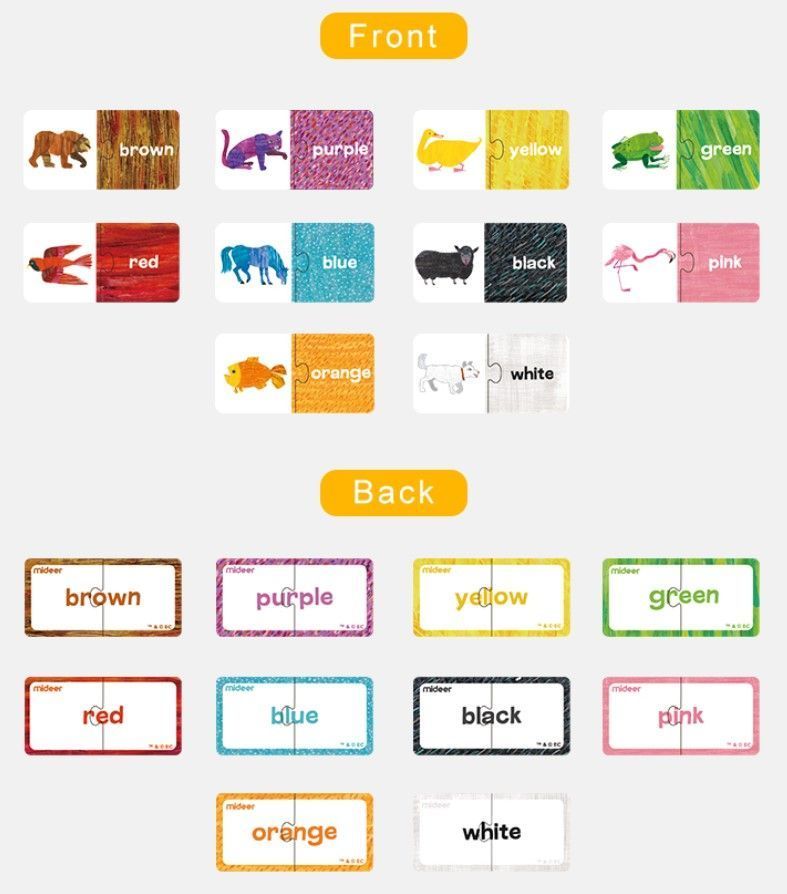 Puzzle Empareja Los Colores - Eric Carle-2