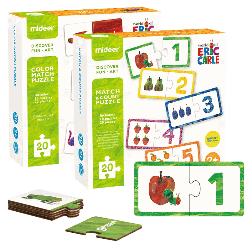 Puzzle Empareja Los Colores - Eric Carle-1