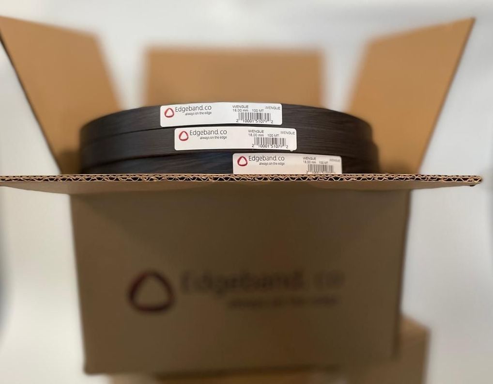 Tapacanto Encolado 32mm Wengue Caja 10 Rollos-1