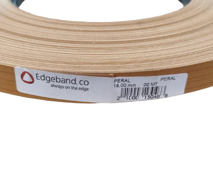 Tapacanto Encolado Rollo 100 Mt 18mm Peral-1