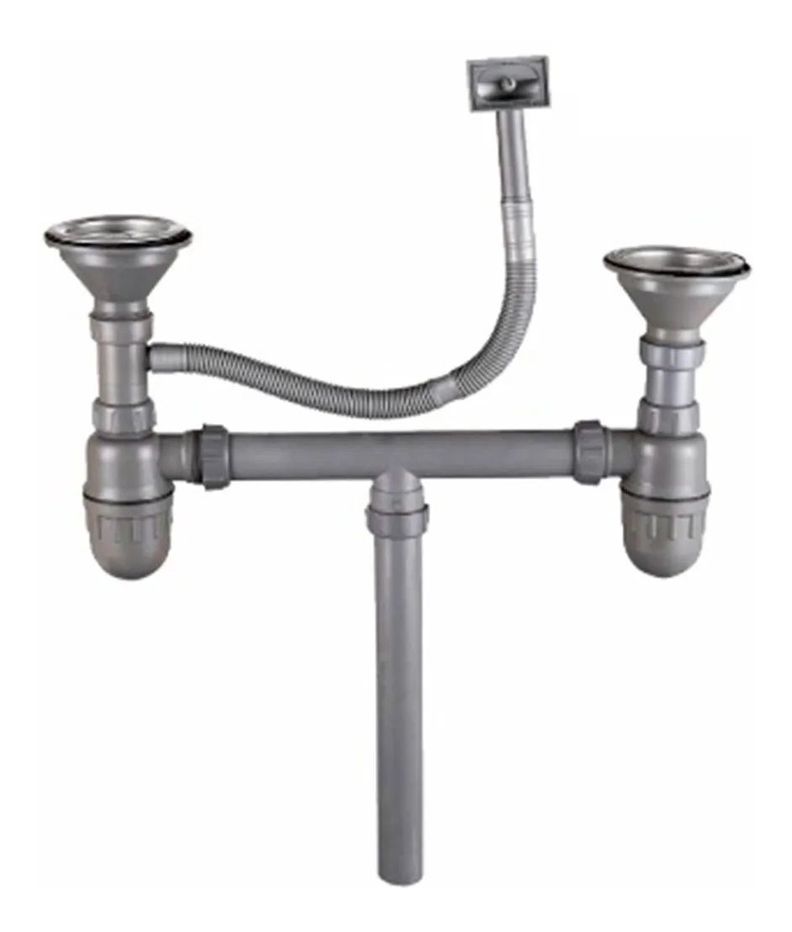 Acero Lavaplatos Sobreponer 150cm Kit Sif/Des 2Sec Caja 5 Unidades-6