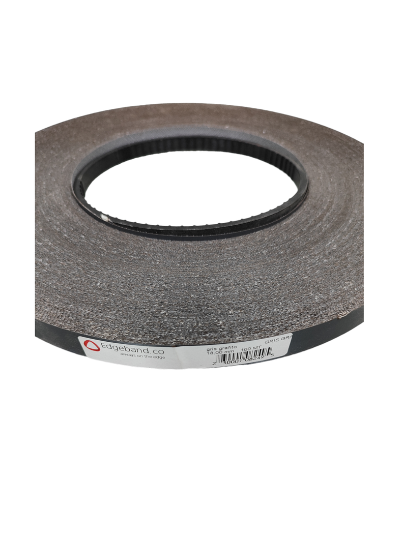 Tapacanto Pvc Rollo 200 mt 21mm Gris Grafito-2