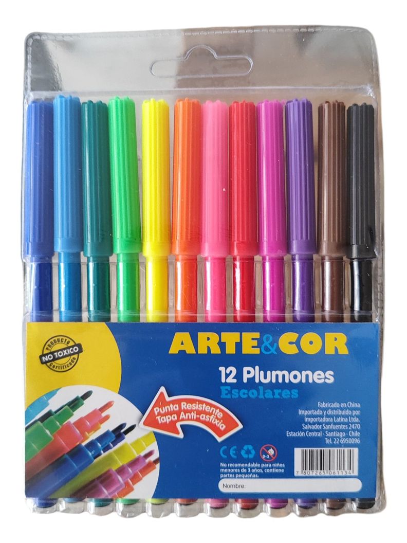 Lapiz Scripto Artecor Caja 12 Colores-0