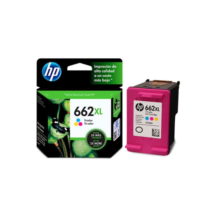 Cartucho hp 662XL Tricolor Original-1