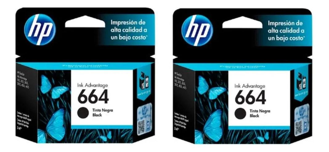 Cartuchos de Tinta hp 664 Negro Original Pack