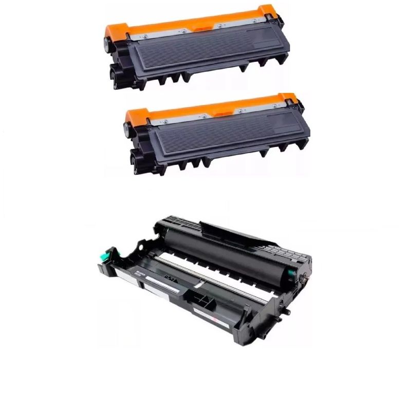 Pack 2 Toner Tn-2370 + DR-2340 L2320 L2520 L2720-1