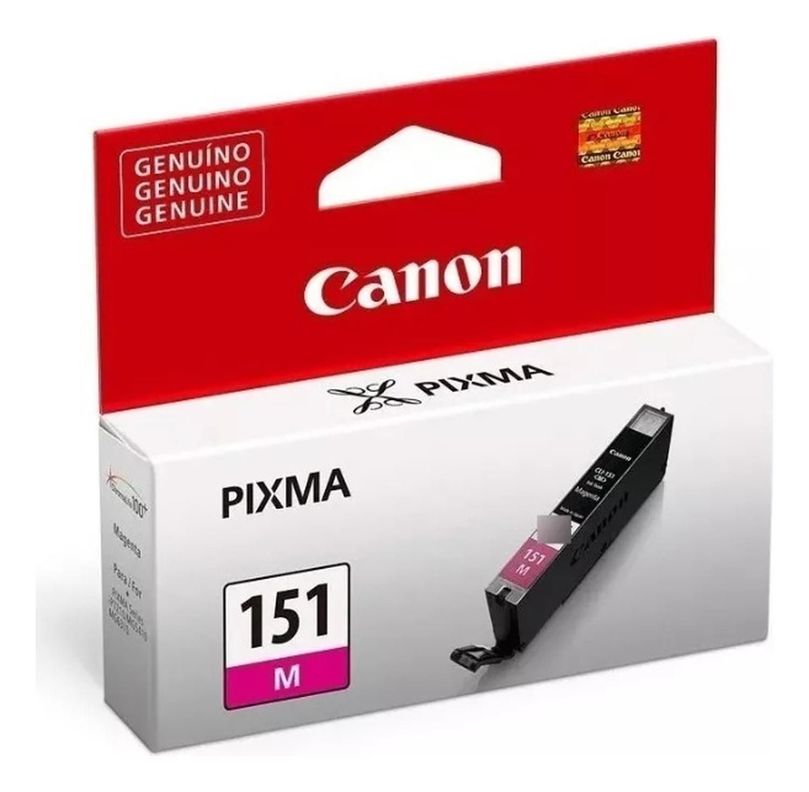 Cartucho de Tinta Canon CLI-151 Magenta Original Rojo