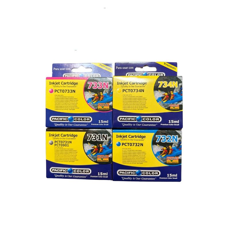 Pack Cartuchos Compatible para T73N TX410/TX-101/TX-220-0