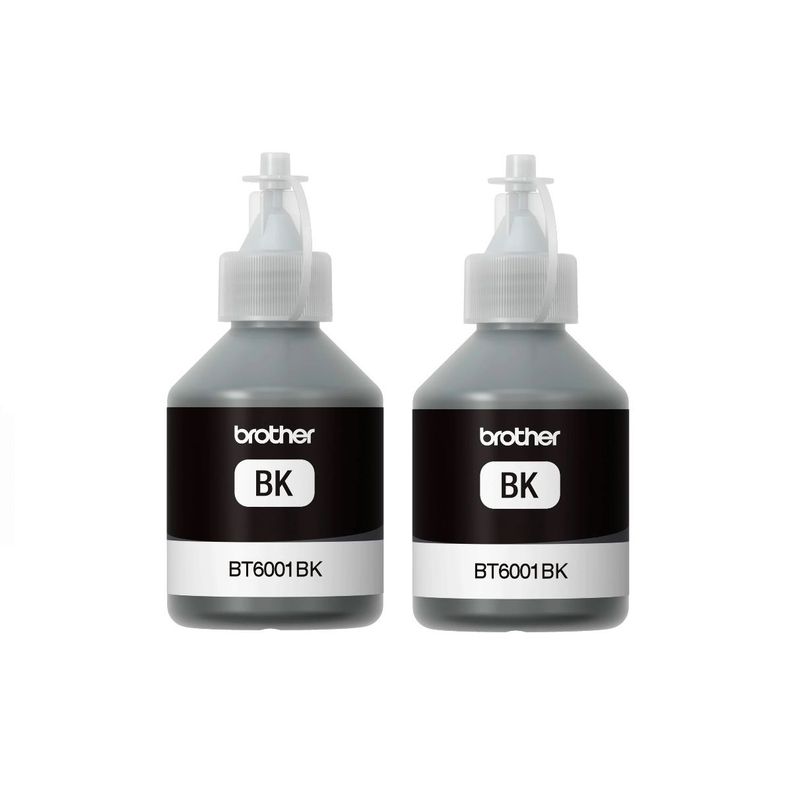 Pack 2 Tintas Brother bt6001 Negro Original-0