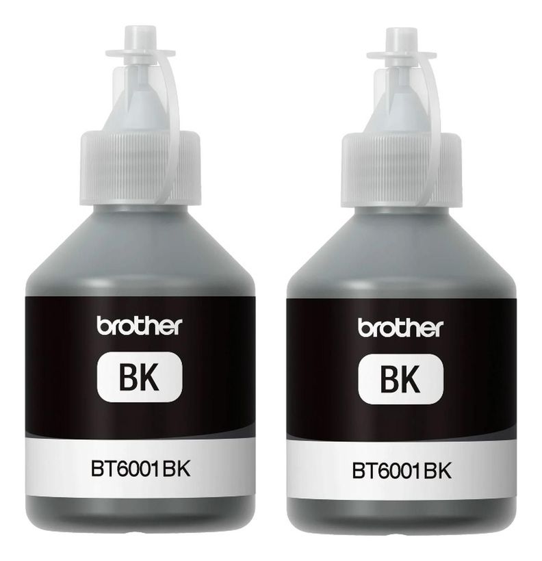 Botellas de Tintas Brother bt6001 Negro Original Pack