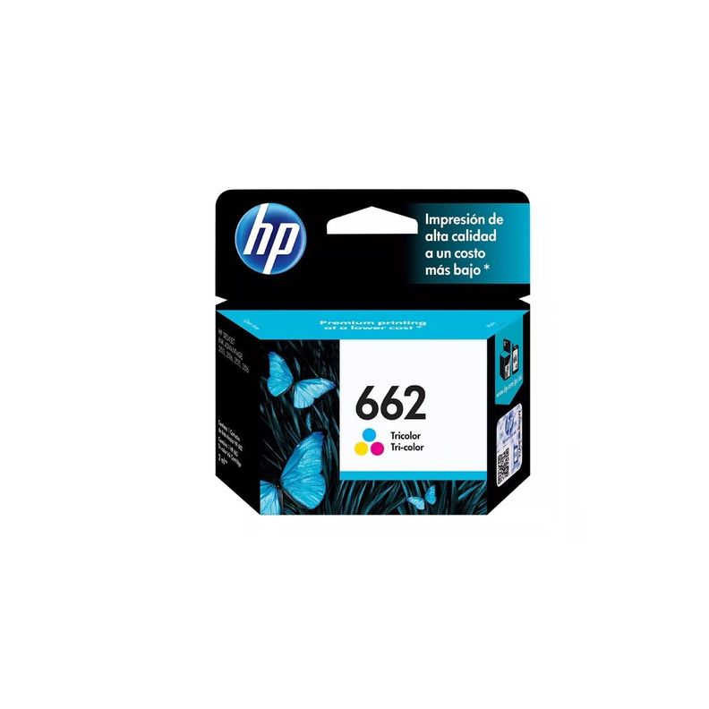 Cartucho hp 662 Tricolor Original-0