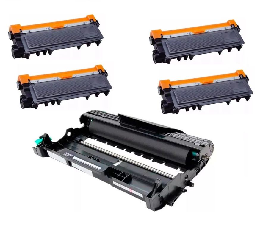 Pack 4 Toner Tn-2370 + DR-2340 L2320 L2520 L2720-1