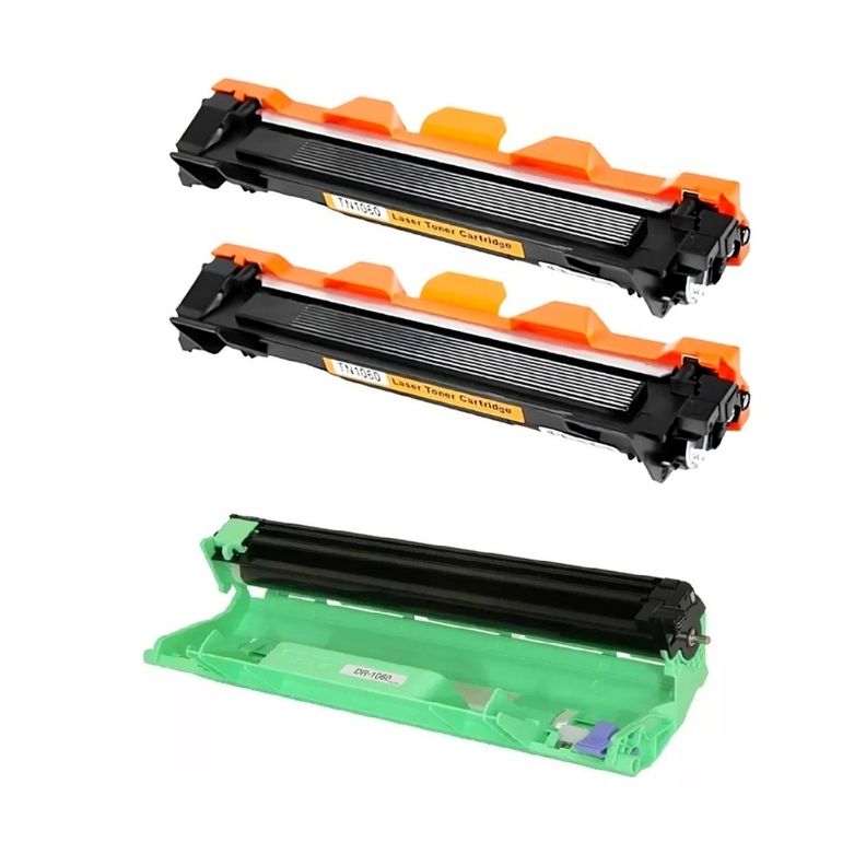 Pack 2 Toner /Tambor Compatibles para TN-1060 1202/1212/1602-0
