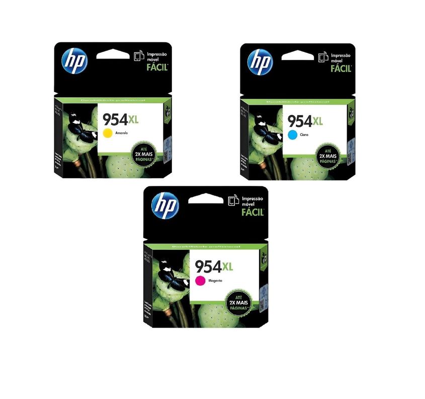Cartuchos de Tinta hp 954XL C/m/y Original 7720 7740 Pack Negro