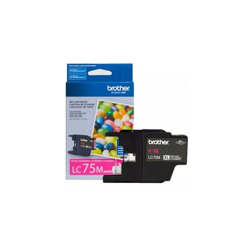 Cartucho Brother LC75XL Magenta Original-0
