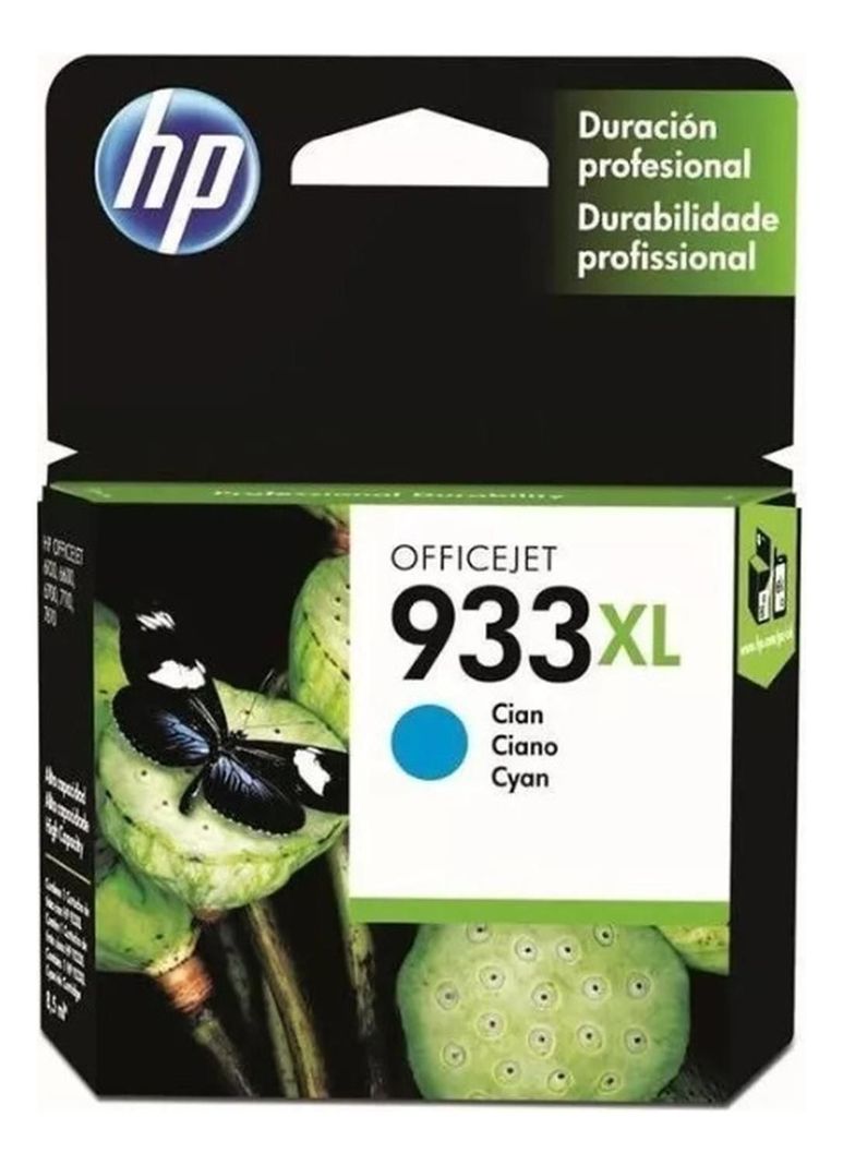 Cartucho de Tinta hp 933XL Cyan Original Celeste