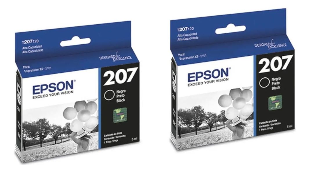 Cartuchos de Tinta Epson 207 Negro Original Pack