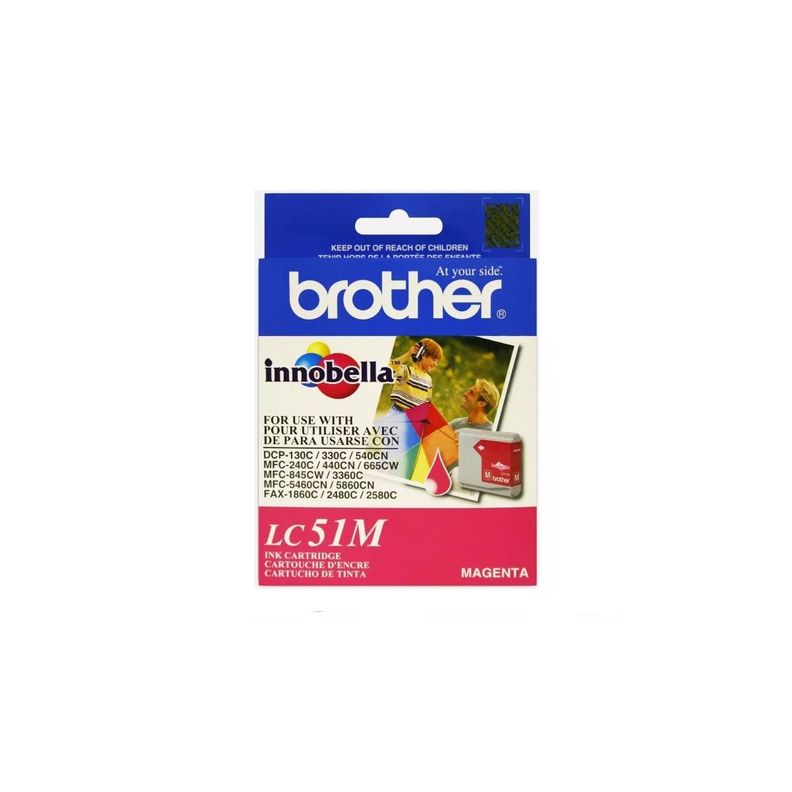 Cartucho Brother LC51 Magenta Original-0